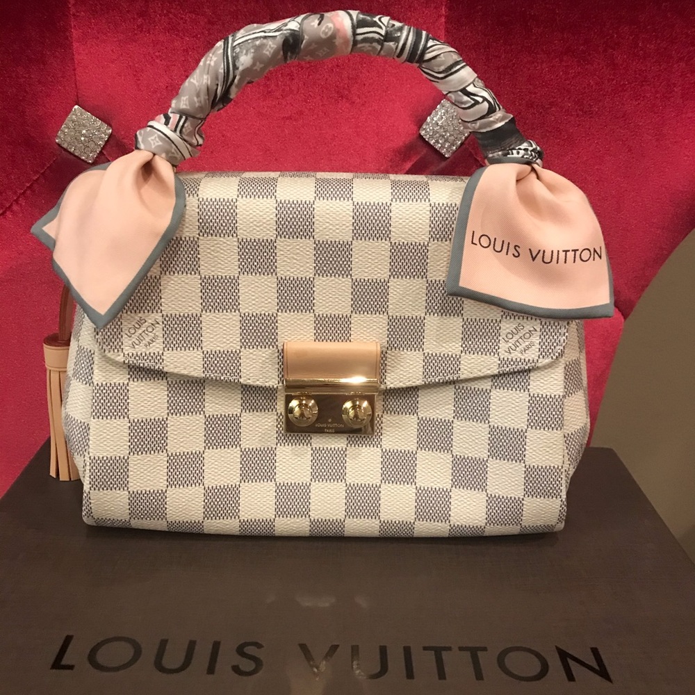 Louis Vuitton Damier Azur Croisette Bag